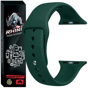 بند مدل راینو silicone مناسب برای اپل واچ سری 7 / 8 / 9 / 10 سایز 45 / 46 mm